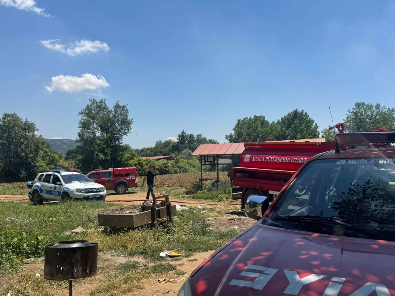 Menteşe’de İki Katlı Evde Korkutan Yangın 4